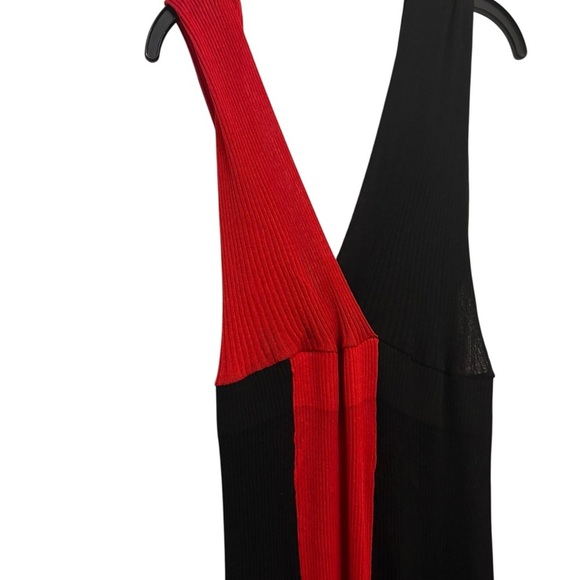 Zara Bold Red and Black Maxi Dress - Picture 2 of 8